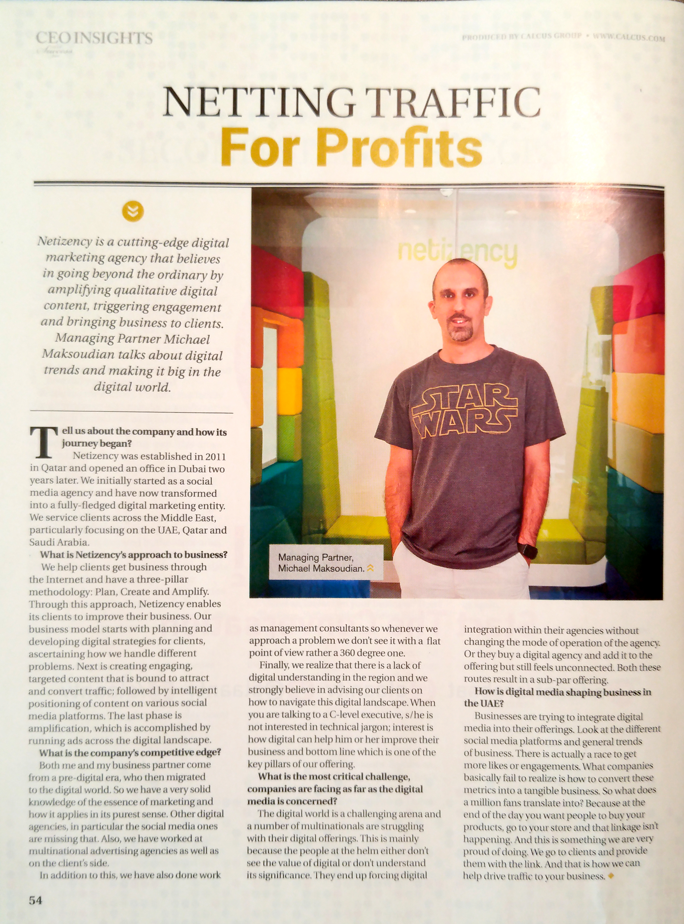 Netizency, Press Release, Ceo Insights